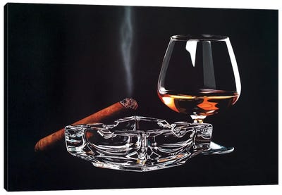 After Hours Canvas Art Print - Whiskey Art