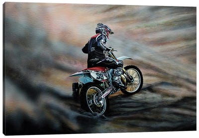 The Race II Canvas Art Print - J.Bello Studio