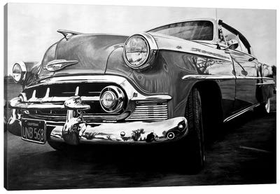 American Dream Car I BW Canvas Art Print - J.Bello Studio