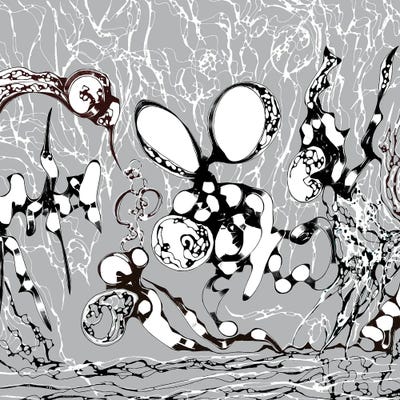 Disturbance by J.Bello Studio framed canvas print