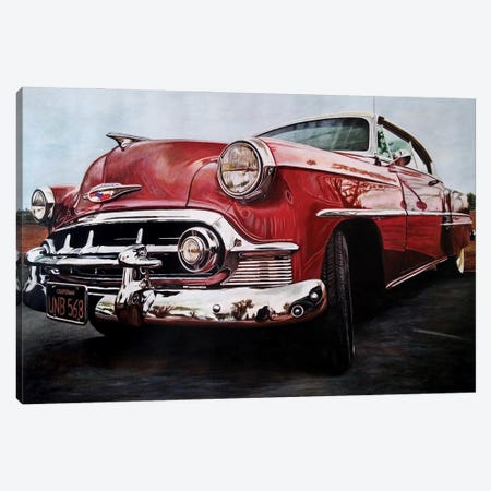 American Dream Car I Canvas Print #BLO9} by J.Bello Studio Canvas Art Print