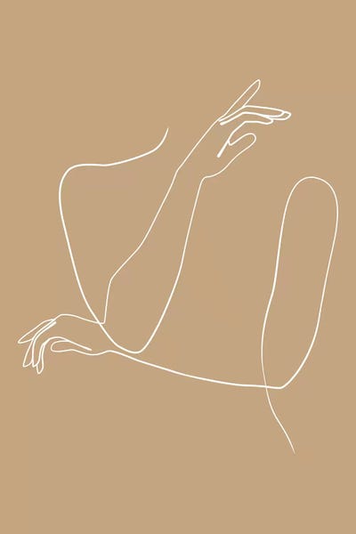 Scandinavian Décor: Femme №41 Rectangle by Blek Prints