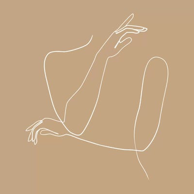 Femme №41 Square by Blek Prints art print