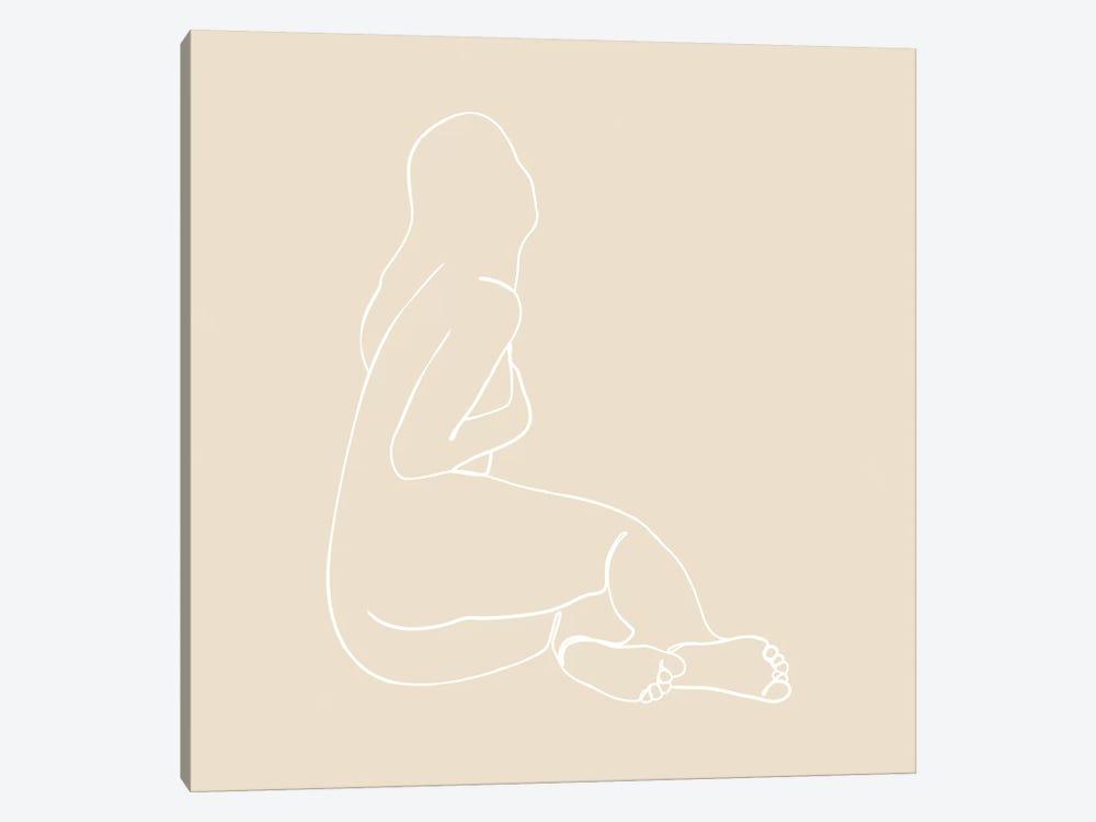 Femme №42 Square 1-piece Canvas Print