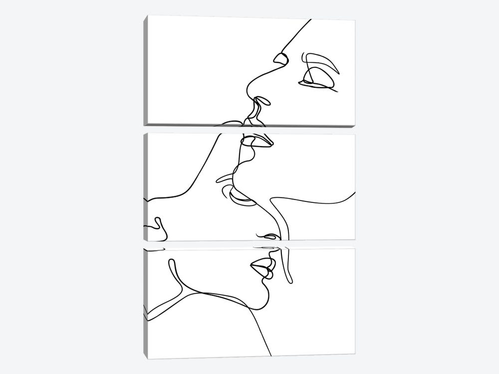 Love №1 Rectangle 3-piece Art Print