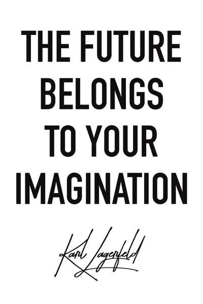 Imagination: Typo №13 Rectangle by Blek Prints