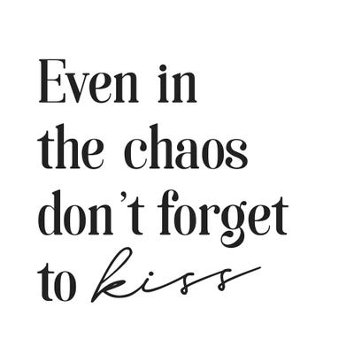 Typo №17 Square by Blek Prints art print