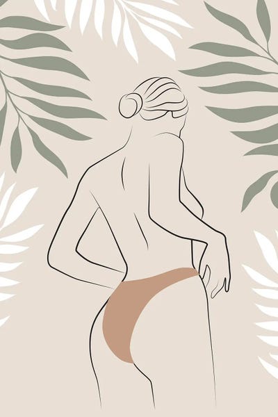 Women's Swimsuits: Lady Summer by Blek Prints