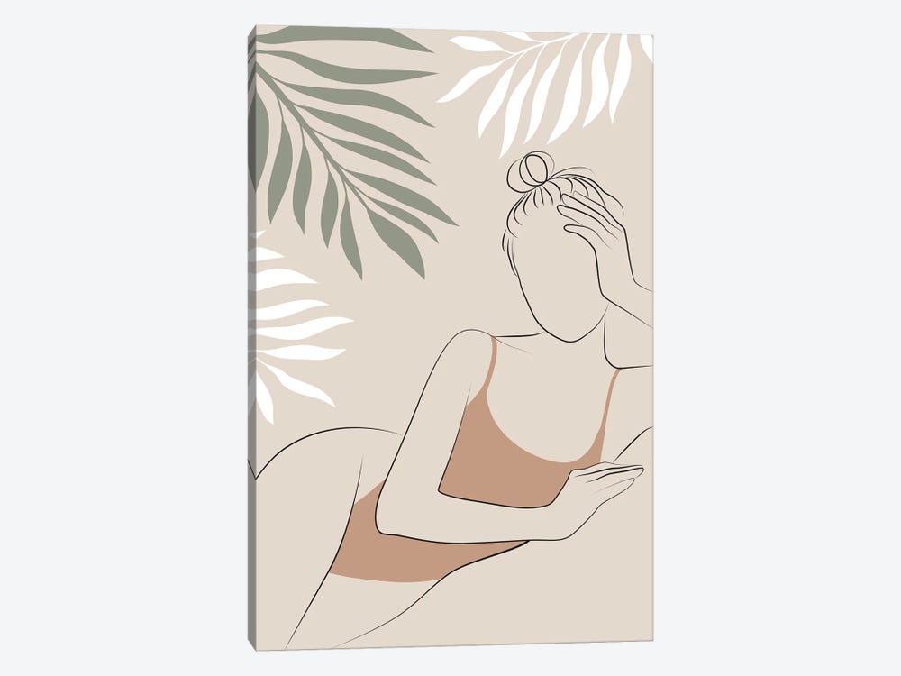 Tropical Summer Days by Blek Prints 1-piece Canvas Art Print