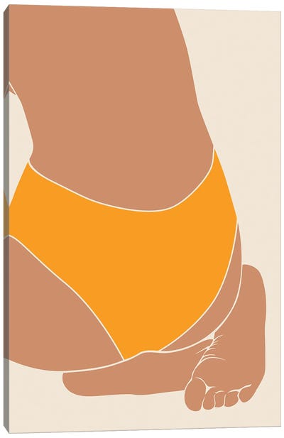 Boho Summer Canvas Art Print - Women's Swimsuit & Bikini Art