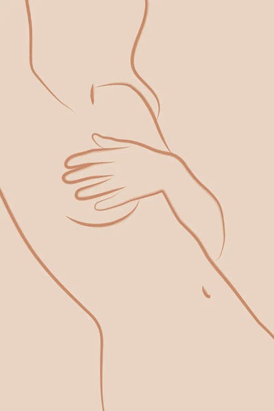 Feminine Neutral by Blek Prints art print