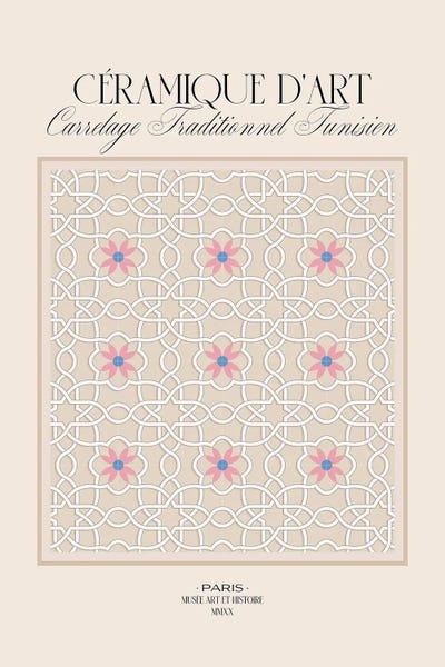 Moroccan Décor: Ceramic Art Tunisia II by Blek Prints