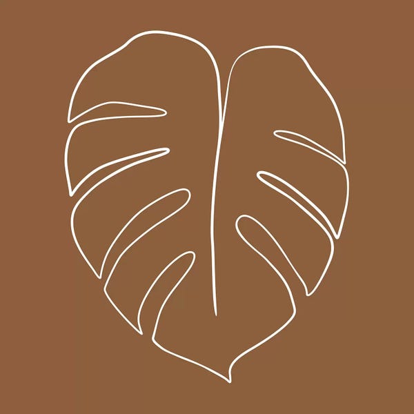 Monsteras: Botanical №9 Square by Blek Prints