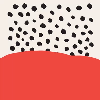 Abstract №2 Square by Blek Prints art print