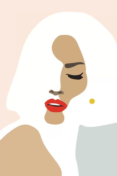 Scandinavian Décor: Femme №22 Rectangle by Blek Prints