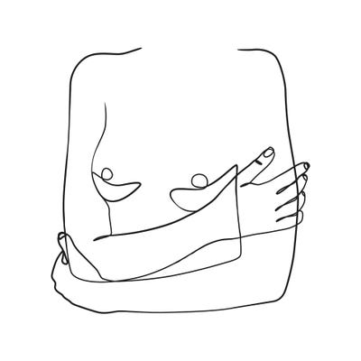 Femme №31 Square by Blek Prints art print