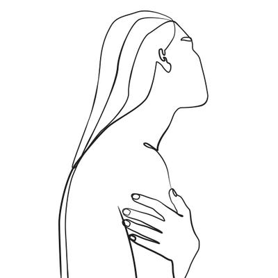 Femme №36 Square by Blek Prints art print