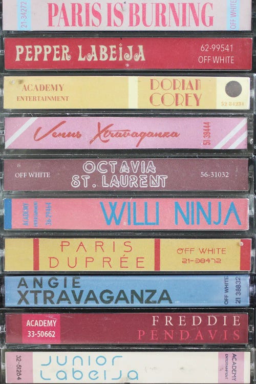 Paris Is Burning As Cassettes