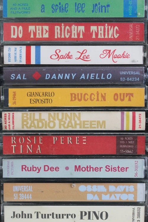 Do The Right Thing As Cassettes