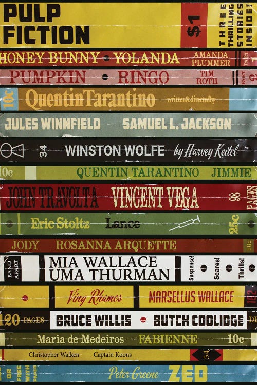 Pulp Fiction As Books