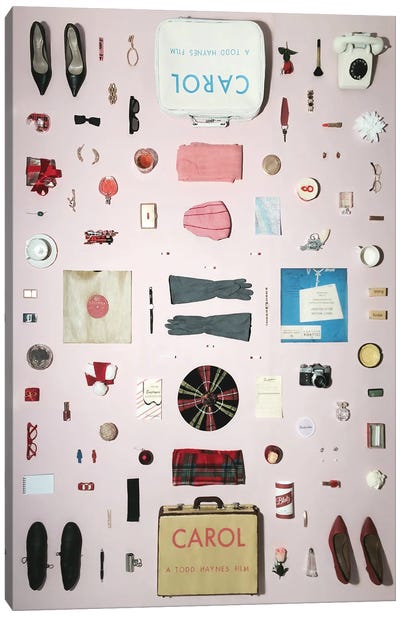 Carol (2015) Objects Canvas Art Print - Jordan Bolton