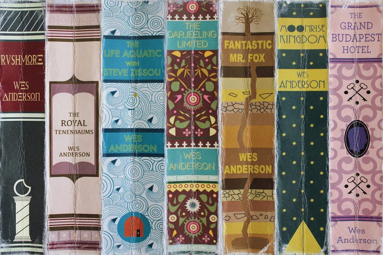 Wes Anderson Films As Books