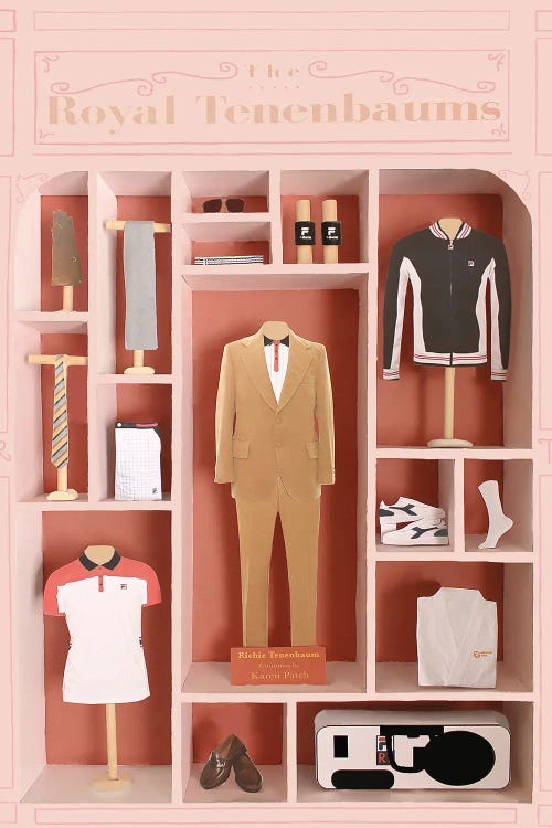 The Royal Tenenbaums Costume Poster