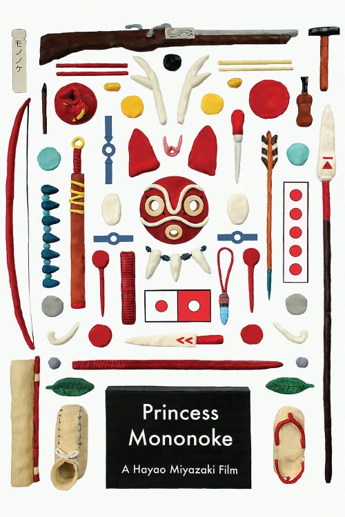 Princess Mononoke Objects