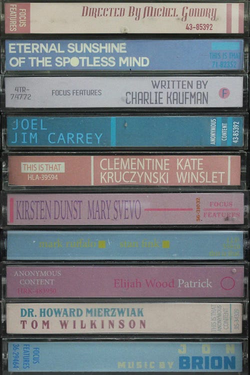 Eternal Sunshine Of The Spotless Mind As Cassettes