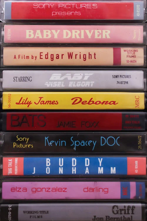 Baby Driver As Cassettes