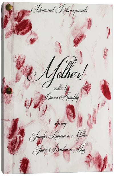 Mother (2015) Canvas Art Print - Horror Movie Art