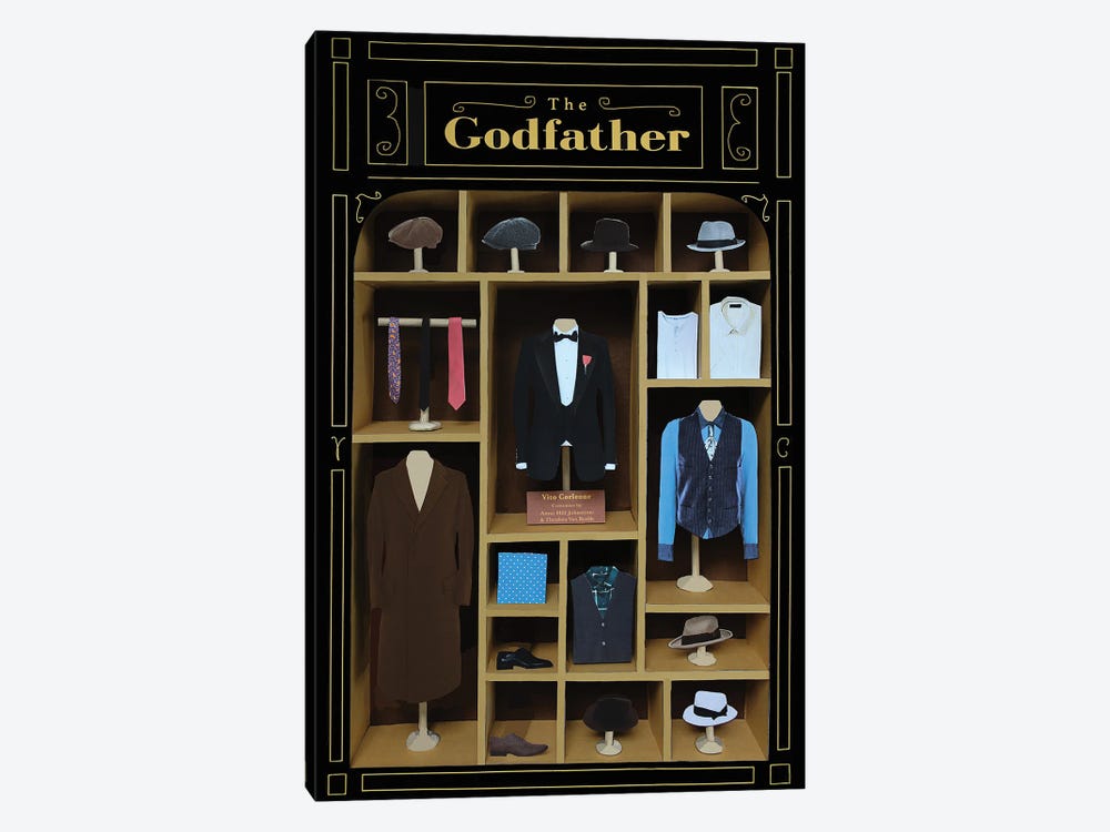 The Godfather Costumes by Jordan Bolton 1-piece Canvas Art