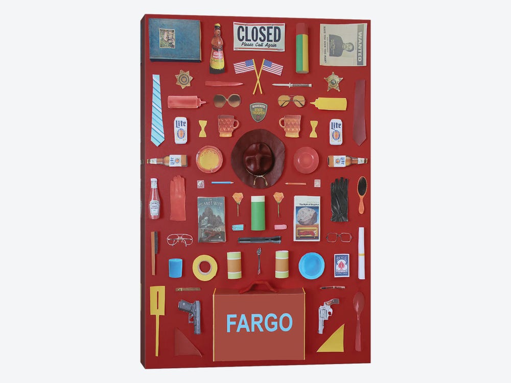 Objects Of Fargo by Jordan Bolton 1-piece Art Print