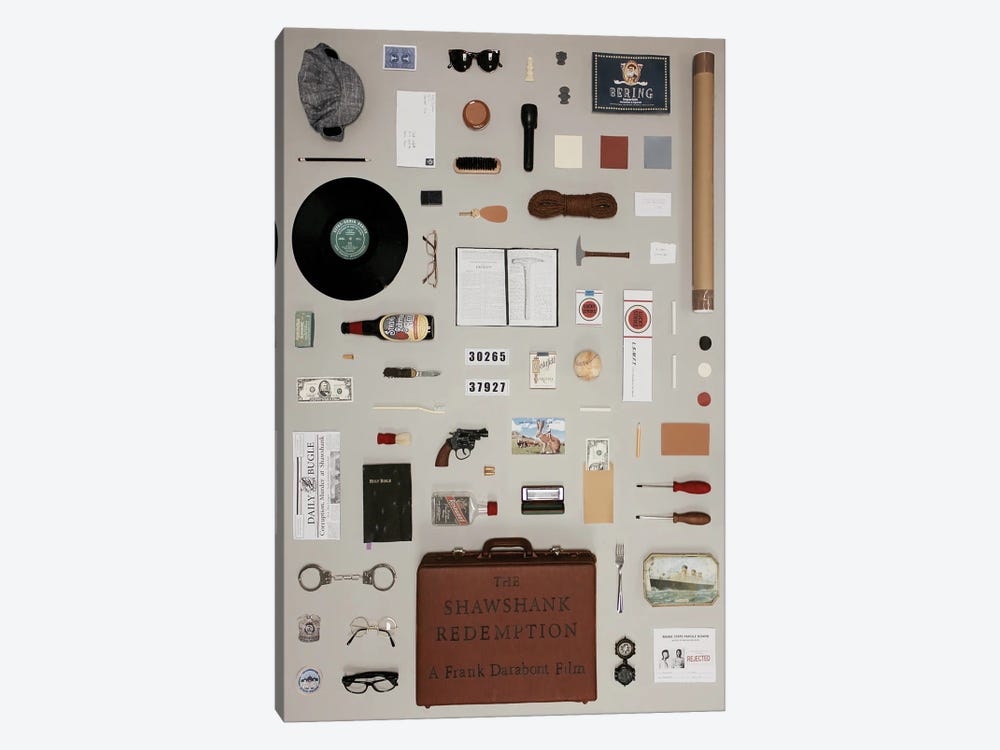 Objects Of The Shawshank Redemption by Jordan Bolton 1-piece Art Print