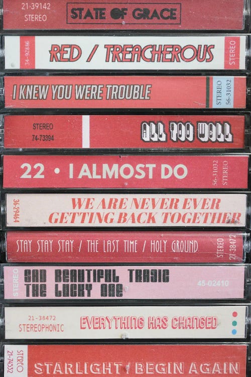 Taylor Swift - Red As Cassettes