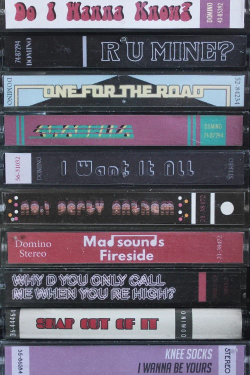 Arctic Monkeys - A.M. As Cassettes by Jordan Bolton wall art