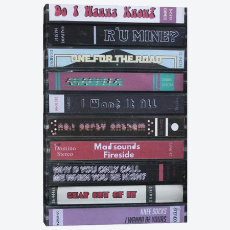 Arctic Monkeys - A.M. As Cassettes Canvas Print #BLT89} by Jordan Bolton Canvas Print