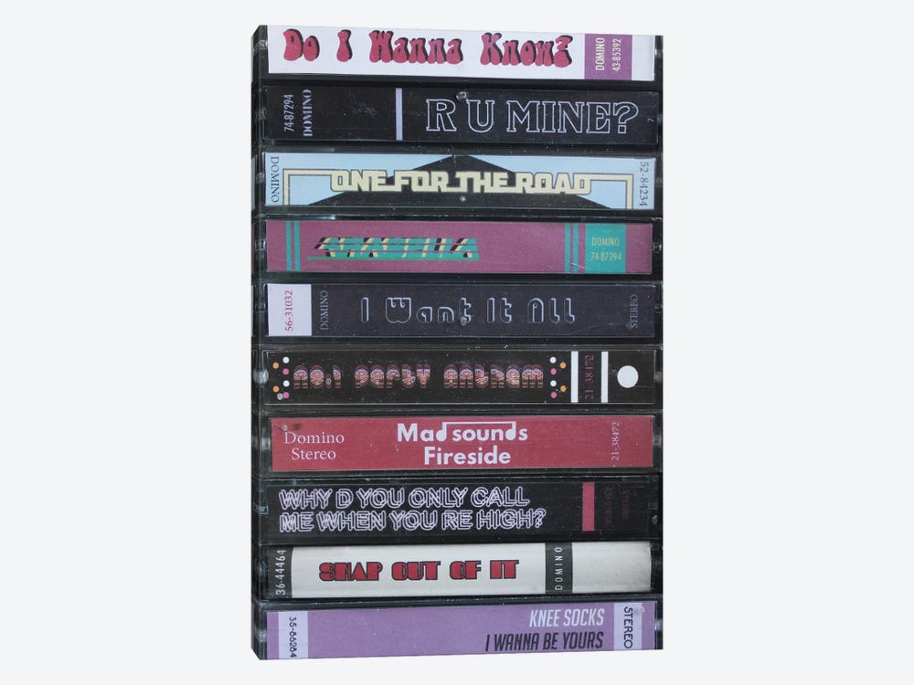 Arctic Monkeys - A.M. As Cassettes by Jordan Bolton 1-piece Canvas Art