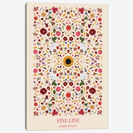 Harry Styles - Fine Line As Flowers Canvas Print #BLT97} by Jordan Bolton Canvas Print