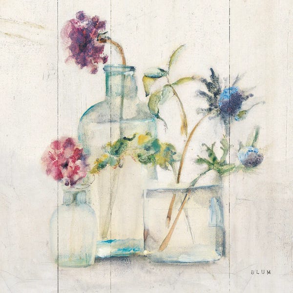 Cheri Blum: Blossoms II Light by Cheri Blum