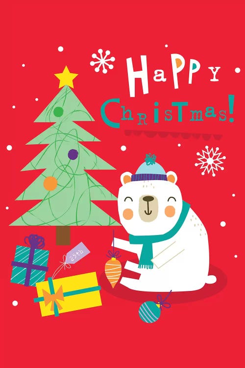 Christmas Jolly Christmas by Lisa Barlow wall art