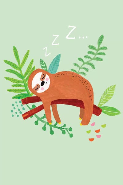 Sloths: Everyday Totally Tropical IV by Lisa Barlow