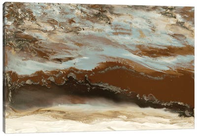 Copper River Canvas Art Print - Effortless Earth Tone Abstracts