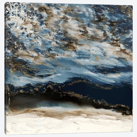 Midnight Wave Canvas Print #BLY38} by Blakely Bering Canvas Art Print