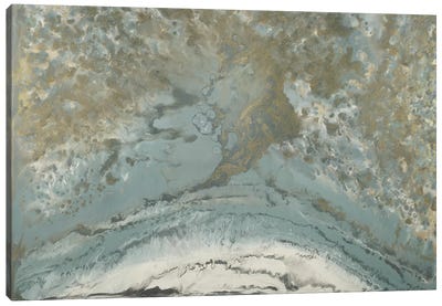 Along The Coast Canvas Art Print - Coastal & Ocean Abstract Art