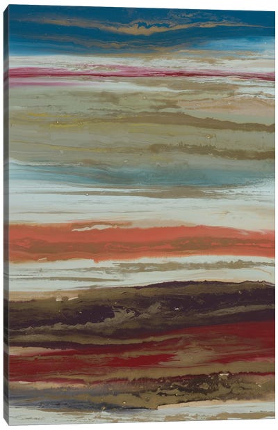 Morning Dawn Canvas Art Print - Effortless Earth Tone Abstracts