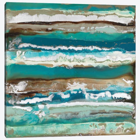 Ocean Layers Canvas Print #BLY44} by Blakely Bering Canvas Art Print