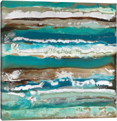 Ocean Layers Canvas Art Print - Blakely Bering
