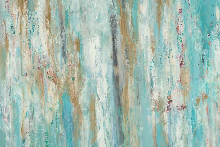 Stream Of Teal by Blakely Bering canvas print
