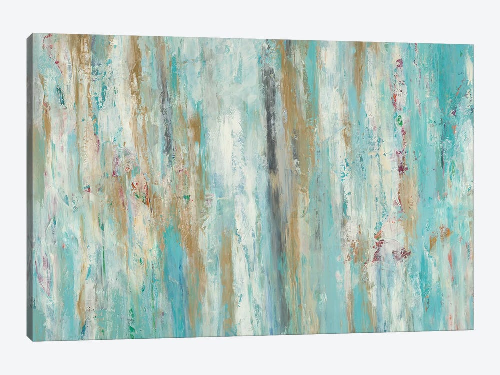 Stream Of Teal by Blakely Bering 1-piece Canvas Artwork